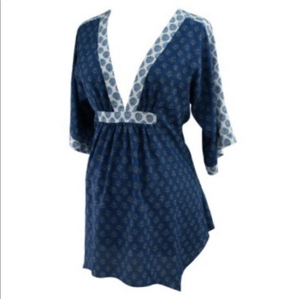 Rachel Zoe for a Pea in the Pod boho maternity tunic top, size large